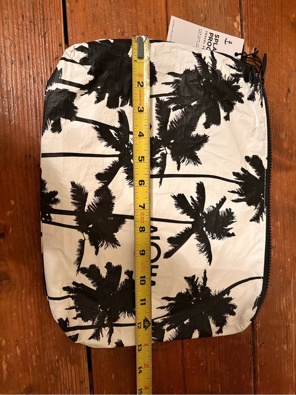 ALOHA Collection Black & White Palm-Print Skirt